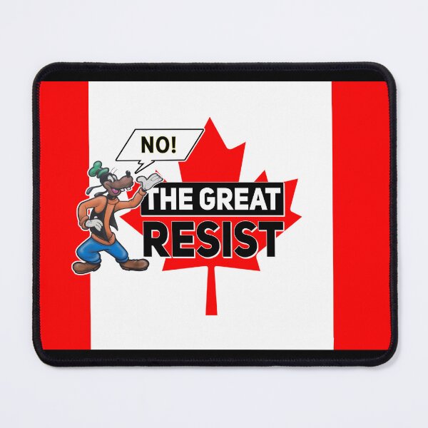 Item preview, THE GREAT RESIST CANADIAN FLAG designed and sold by GraffitiBomberZ.