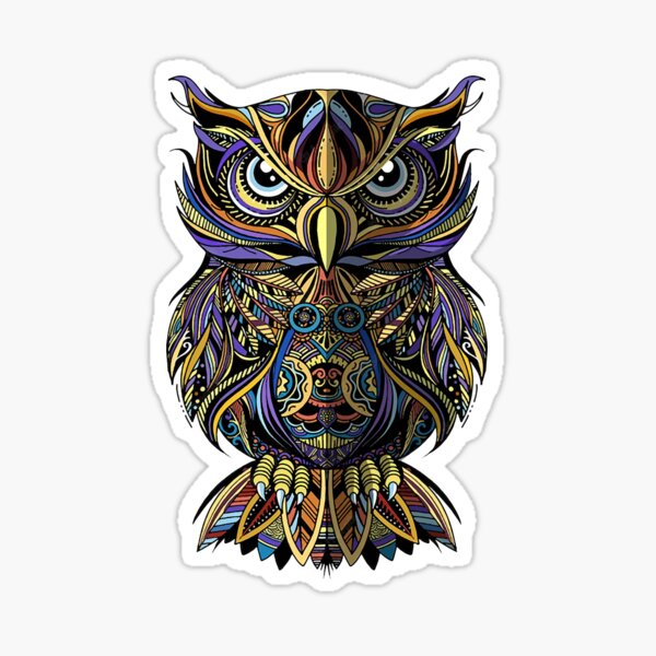 Eule Sticker