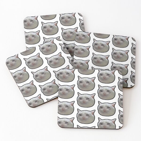 Item preview, Crying Cat Meme #4 (Black Outline) designed and sold by cat-reactions.