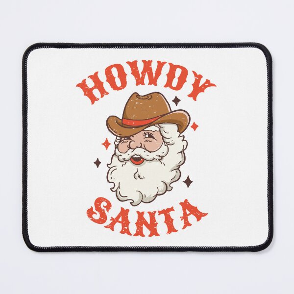 Item preview, Howdy Santa Claus Vintage Country Christmas designed and sold by The Junto Shop.