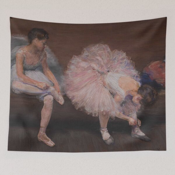 Aperçu de l'œuvre Danseuses ajustant leur chausons by Charles Paul Renouard créée et vendue par RickE.