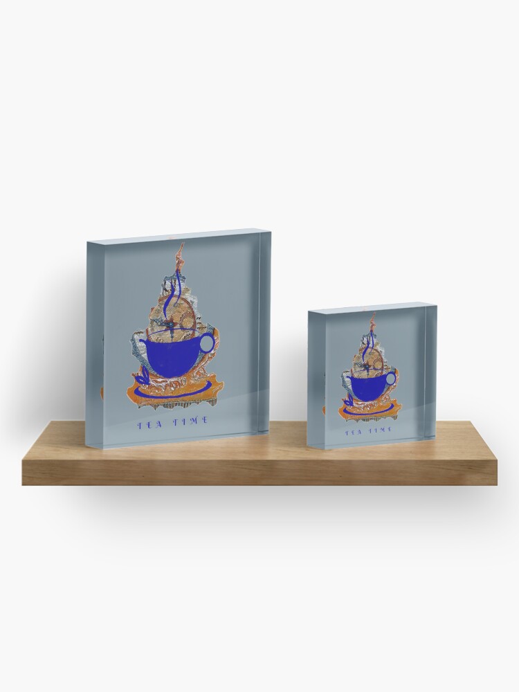 Alternate view of TEA TIME Acrylic Block