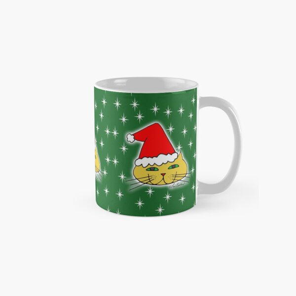 Christmas Santa Cat Classic Mug
