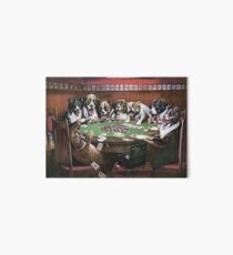 Dogs Playing Poker - Poker Sympathy Art Board