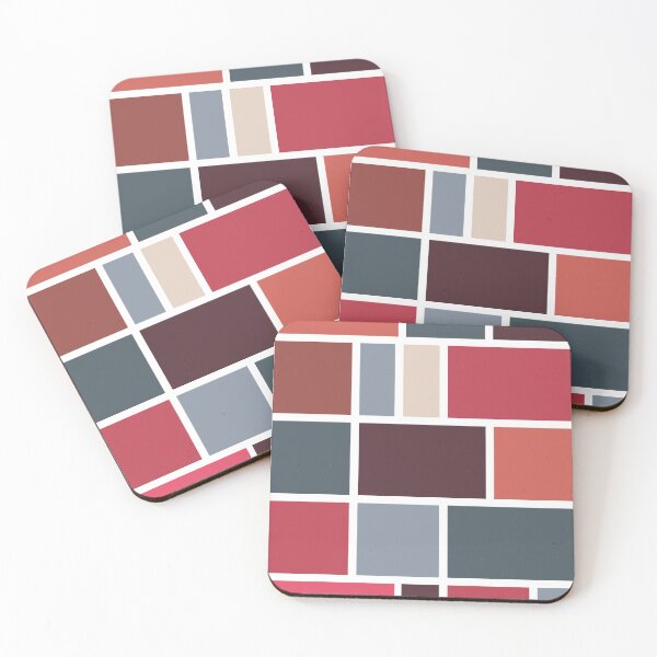 Item preview, Geometric of colored squares designed and sold by RubenTerre.