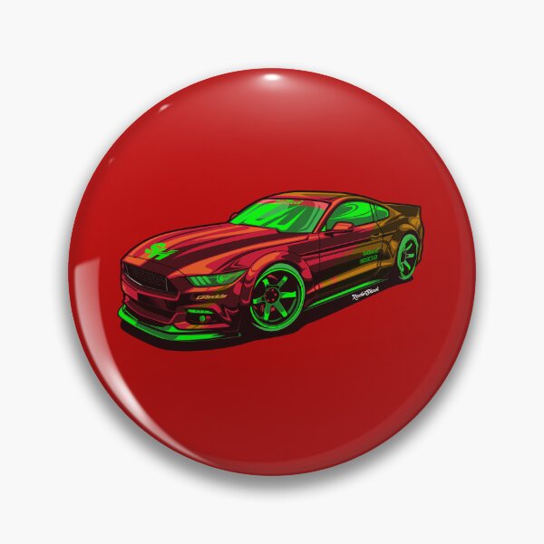 Artikelvorschau, Roter Mustang GT modifiziert entworfen und verkauft von Rocket Shock.