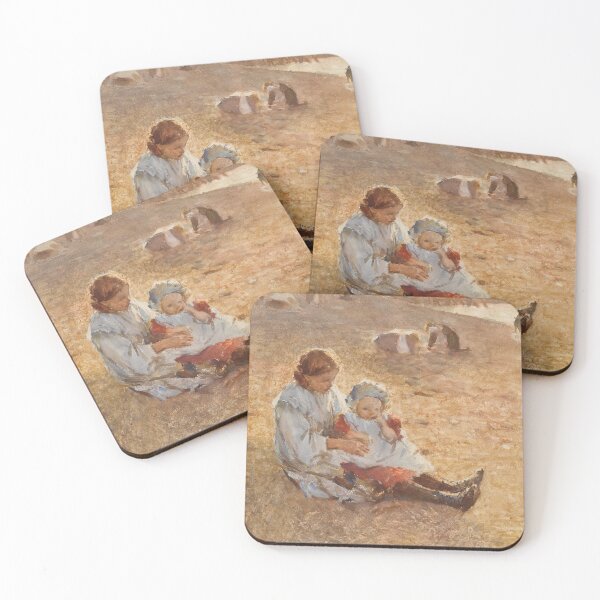 Item preview, Children on a Beach, Sennen, Cornwall by Dame Laura Knight designed and sold by RickE.