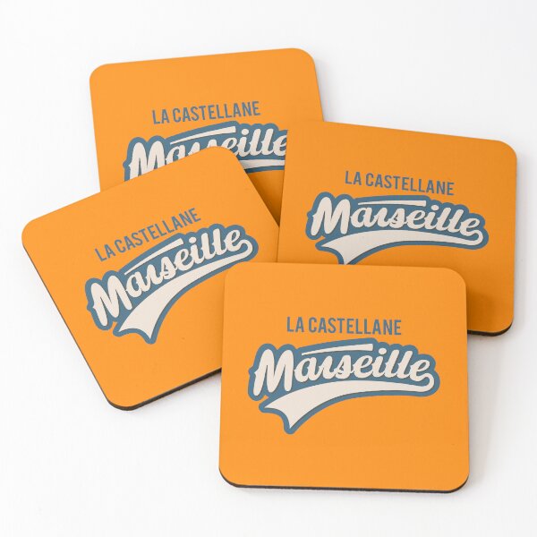 Item preview, Marseille La Castellane, Marseille La Castellane lettering, La Castellane logo designed and sold by Boogosh.