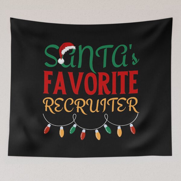 Item preview, Santas Favorite Recruiter, Funny Christmas Recruiting designed and sold by Recruiter-Love.