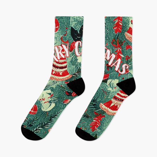 Item preview, CALCETINES FEOS DE DECORACIÓN DE NAVIDAD Midjourney AI Artwork designed and sold by davidjulie.