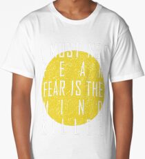 Dune - The Litany Against Fear (White) Long T-Shirt