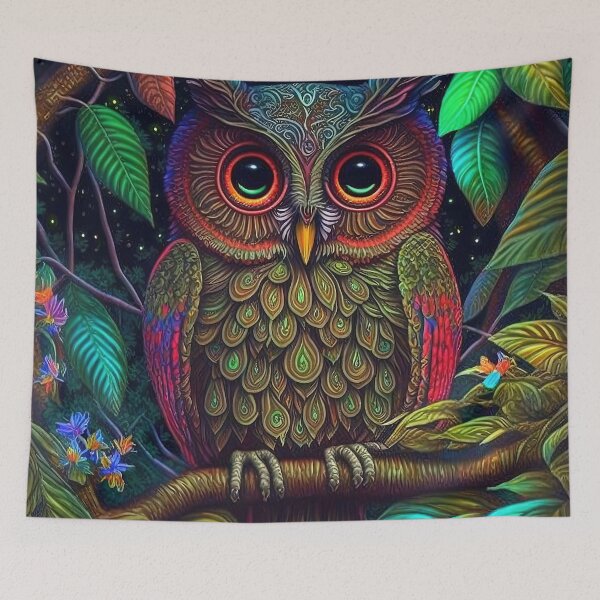 Item preview, Night Time Owl designed and sold by zoomzoomies.