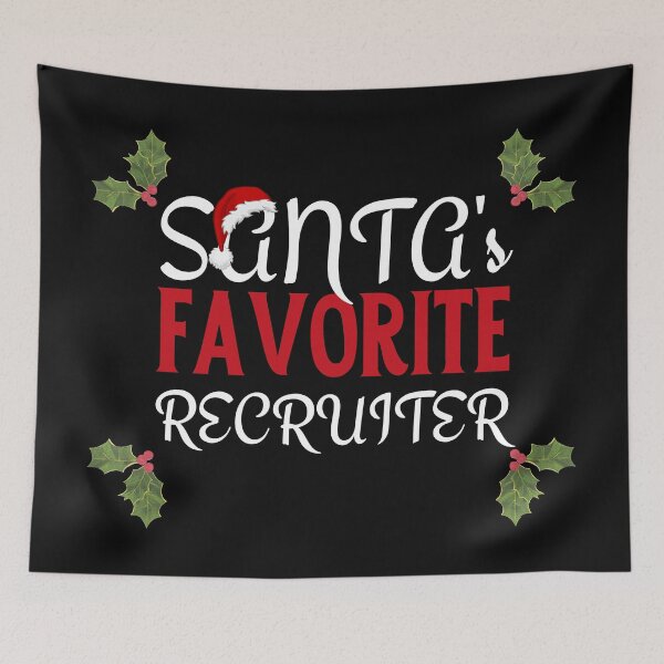 Item preview, Santas Favorite Recruiter, Funny Christmas Recruiting designed and sold by Recruiter-Love.