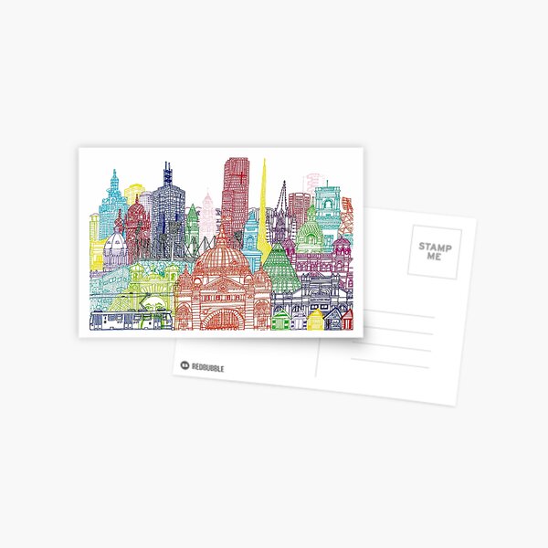 Melbourne Towers Postcard