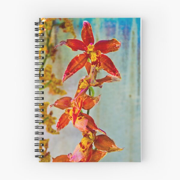 Item preview, Orange against Blue Orchid designed and sold by AnkhaDesh.