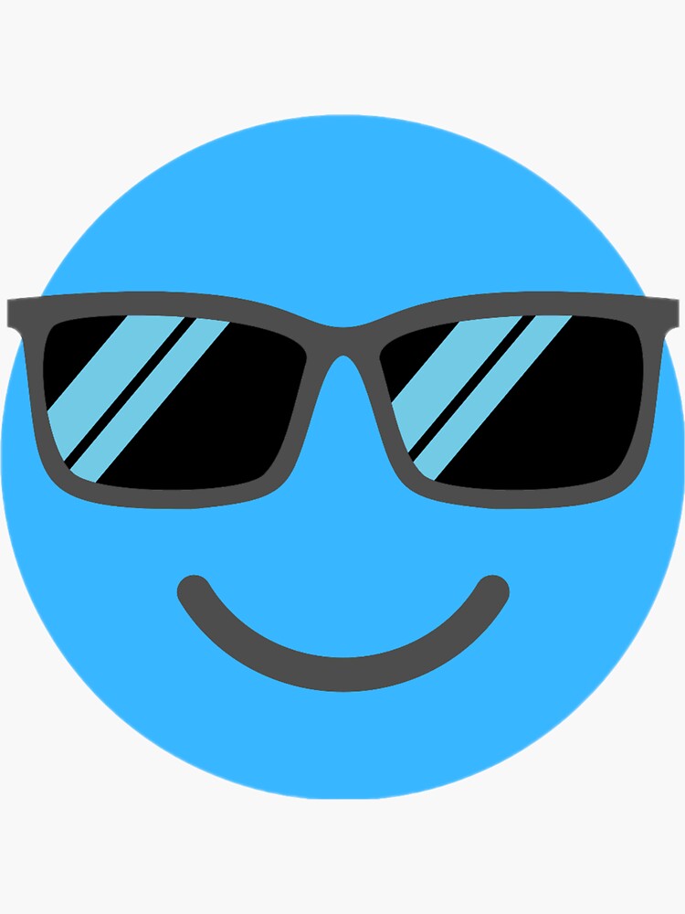 "Cool Emoji" Sticker for Sale by LexiSantori Redbubble
