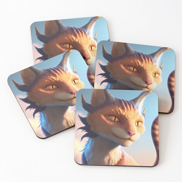Item preview, Mitad gato, mitad dragón designed and sold by Tuko Designs.
