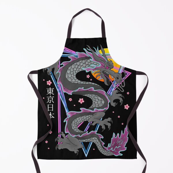 Item preview, Japanese Tokyo Dragon Retro 80s Vaporwave Sakura designed and sold by gogo-jr.