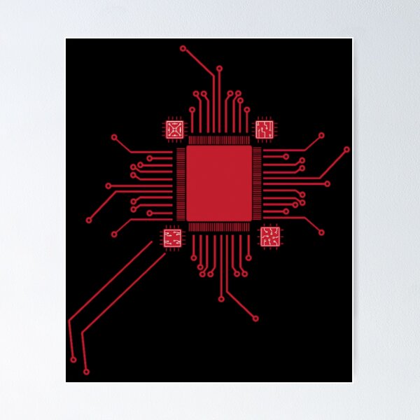 Item preview, Geek CPU Red designed and sold by mhdeilesannp.