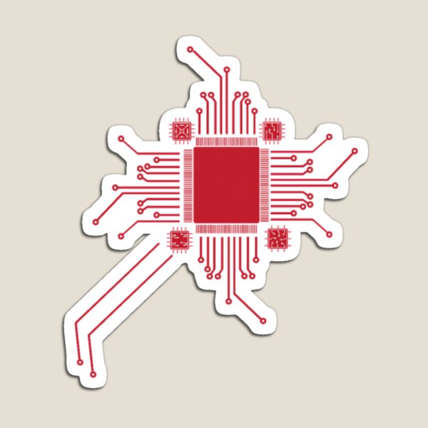 Item preview, Geek CPU Red designed and sold by mhdeilesannp.