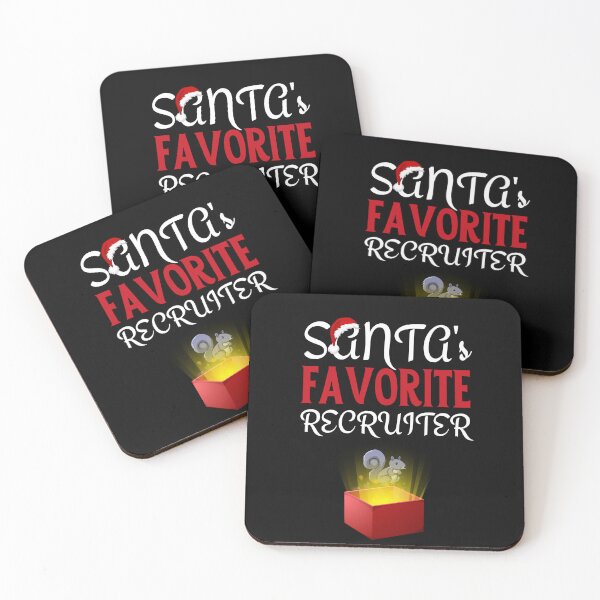 Item preview, Santas Favorite Recruiter, Funny Christmas Recruiting Purple Squirrel designed and sold by Recruiter-Love.