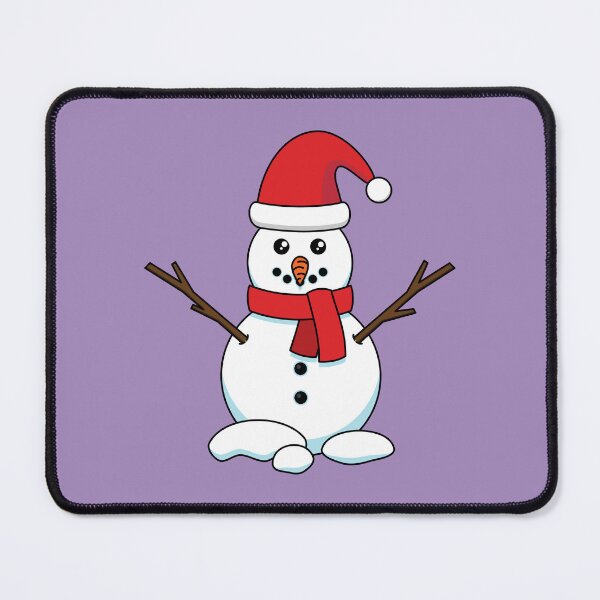 Item preview, Snowman with Red Bonnet and Scarf designed and sold by BirdAtWork.