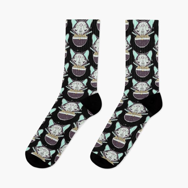 Item preview, Cat Skull Ramen Noodles Anime Artwork  designed and sold by anozieqaqaac.