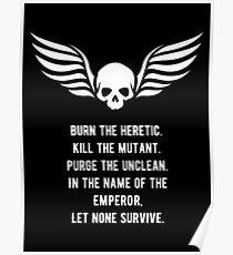 Let None Survive Wargaming Meme Poster