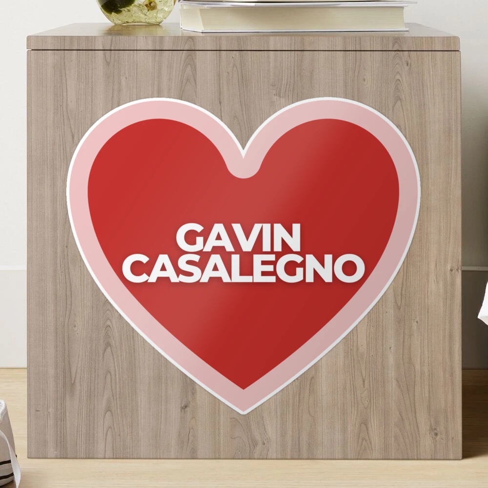I Heart Gavin Casalegno Sticker for Sale by Itsheartshop