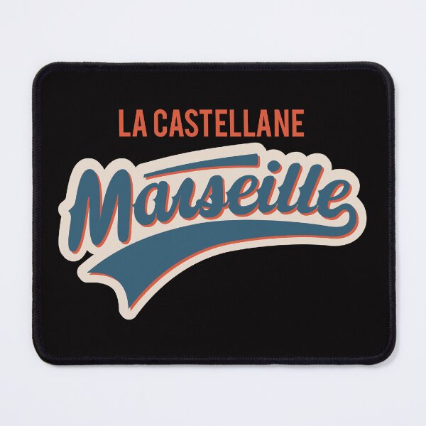Item preview, Marseille La Castellane, Marseille La Castellane lettering, La Castellane logo designed and sold by Boogosh.