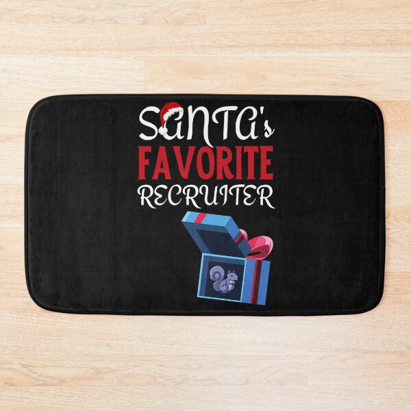 Item preview, Santas Favorite Recruiter, Funny Christmas Recruiting Purple Squirrel designed and sold by Recruiter-Love.