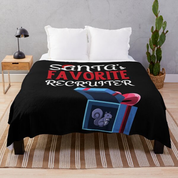 Item preview, Santas Favorite Recruiter, Funny Christmas Recruiting Purple Squirrel designed and sold by Recruiter-Love.