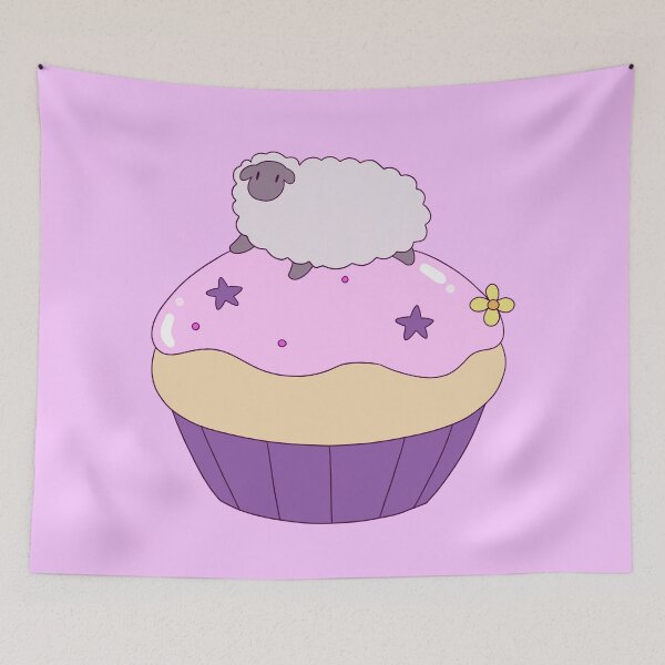 Item preview, Sheep and Giant Cupcake designed and sold by SaradaBoru.