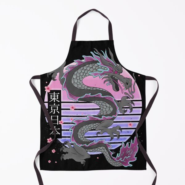 Item preview, Japanese Tokyo Dragon Retro 80s Vaporwave Sakura designed and sold by gogo-jr.