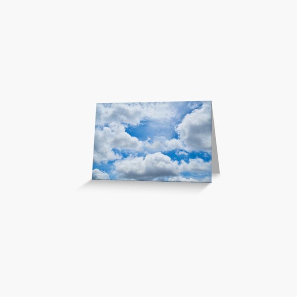 Item preview, Cloudy Sky, blue sky with fluffy cumulous clouds designed and sold by Glimmersmith.