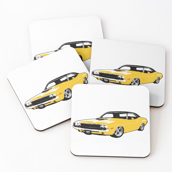Item preview, Yellow 70s DC Muscle Car designed and sold by CoolRide.