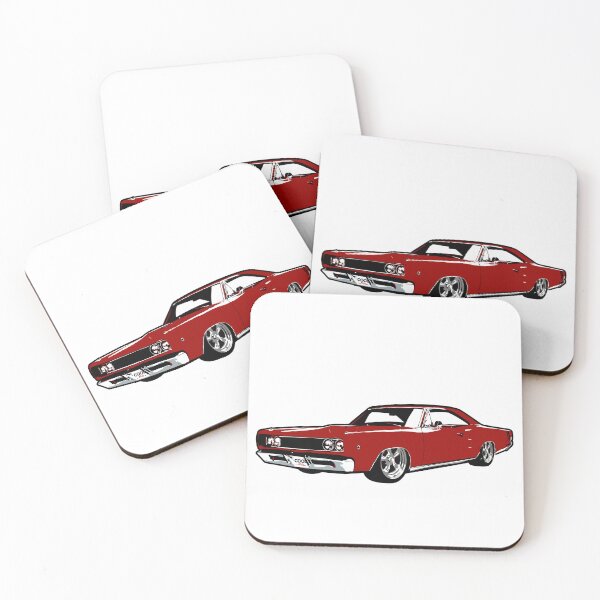 Artikelvorschau, Rotes DC Muscle-Car aus den 60ern entworfen und verkauft von CoolRide.