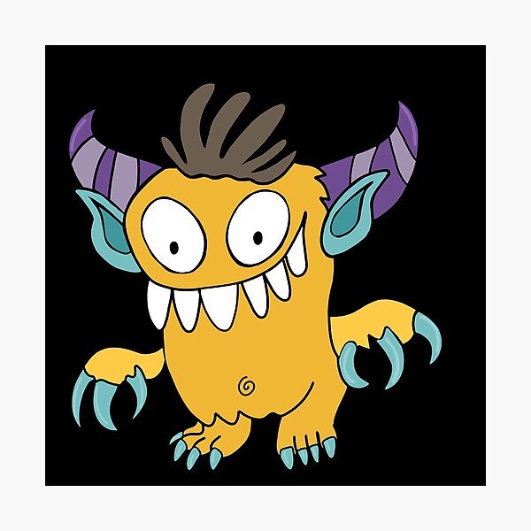 Item preview, Florian the friendly monster  designed and sold by Haloproductions.