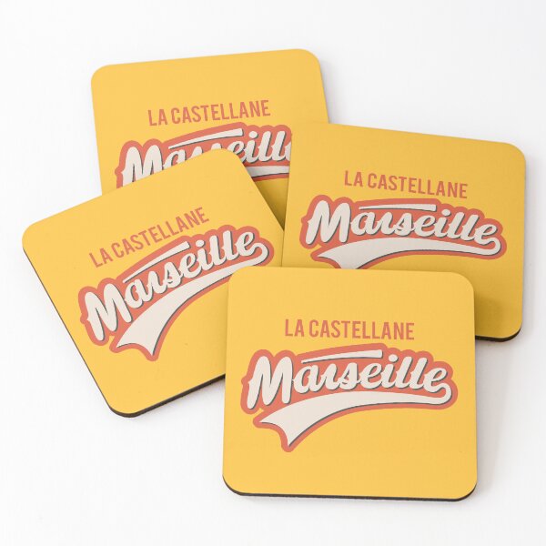 Item preview, Marseille La Castellane, Marseille La Castellane lettering, La Castellane logo designed and sold by Boogosh.