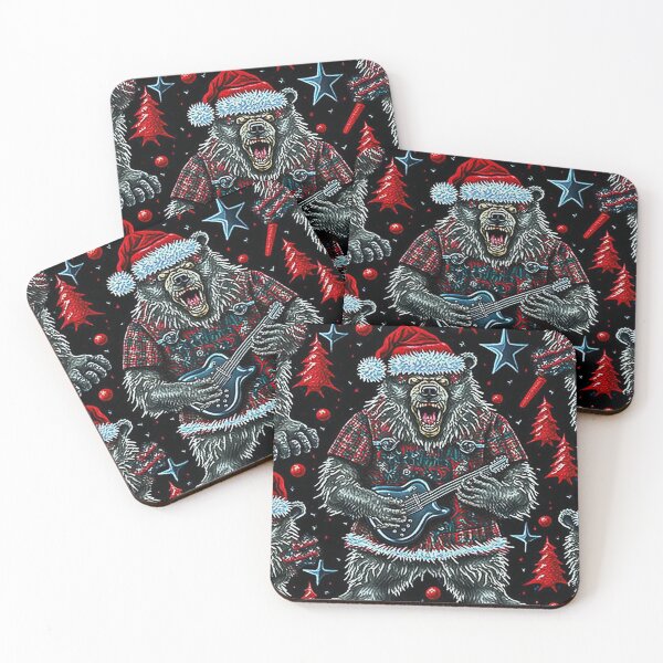 Item preview, HEAVY METAL BEAR NAVIDAD Midjourney AI Artwork designed and sold by davidjulie.