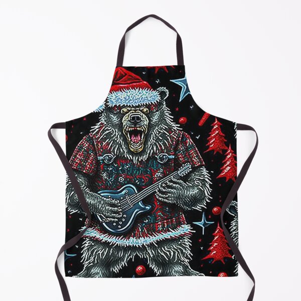 Item preview, HEAVY METAL BEAR NAVIDAD Midjourney AI Artwork designed and sold by davidjulie.