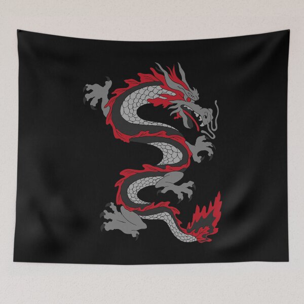 Item preview, Red Asian Dragon designed and sold by gogo-jr.