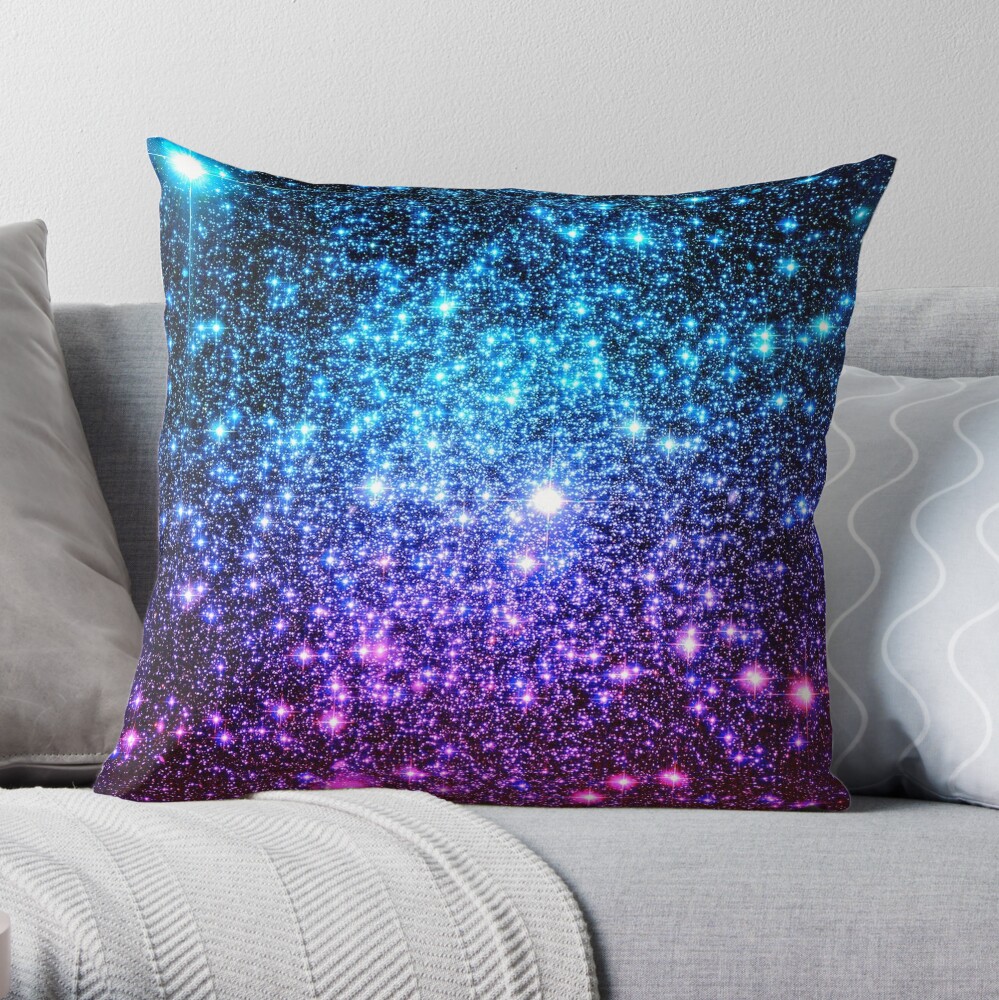 Galaxy throw shop pillow