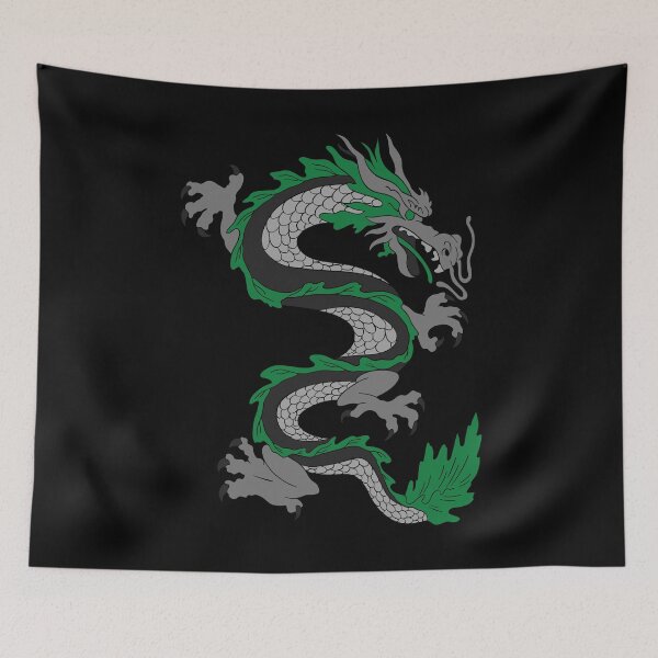 Item preview, Green Asian Dragon designed and sold by gogo-jr.