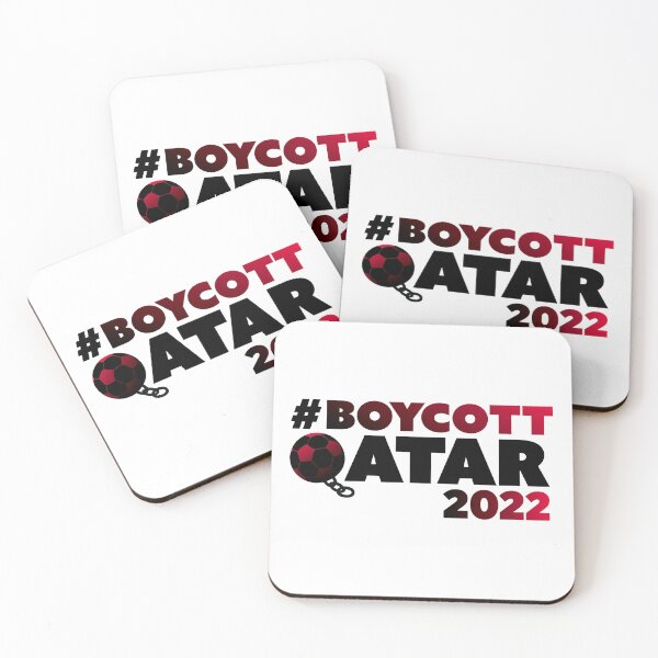 Item preview, BOYCOTT QATAR 2022 PROTEST designed and sold by WeirdFlexMob.