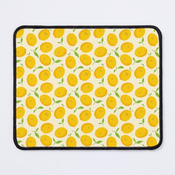 Item preview, Happy Lemons - Cute Yellow Fruit Pattern designed and sold by cartoonbeing.