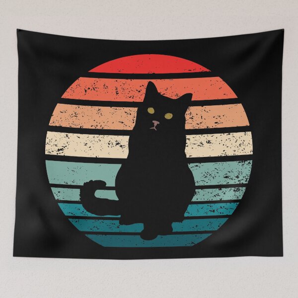 Item preview, Cat Looking At Sunset designed and sold by Sunset Design.