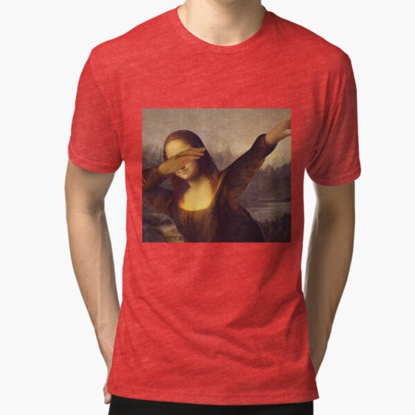 t shirt mona lisa dab