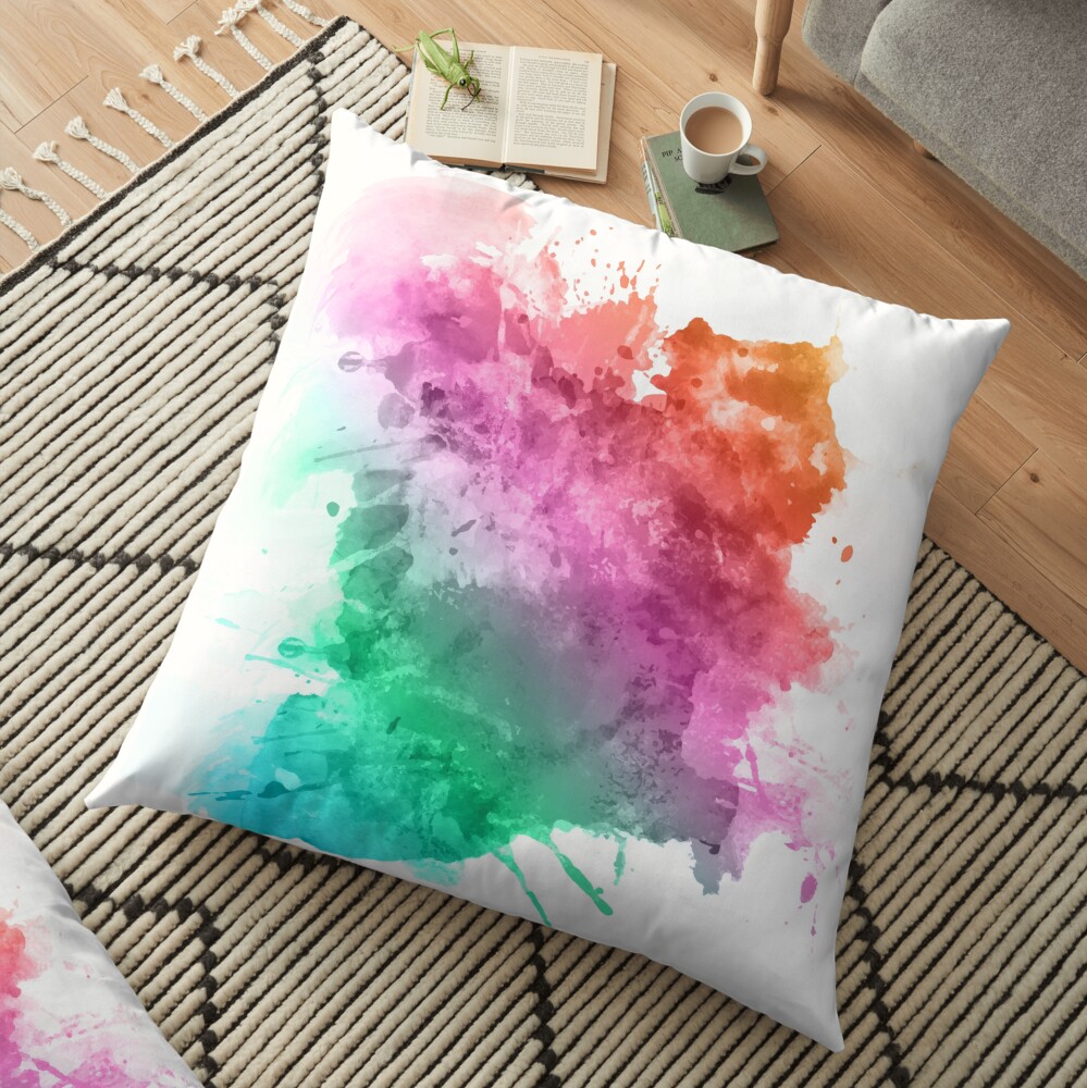 color Floor Pillow