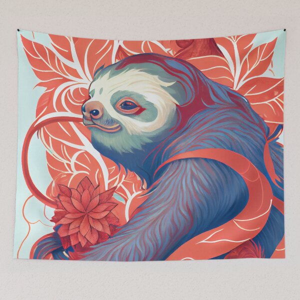 Item preview, Sloth Spirit Animal 3 designed and sold by MadeByHaresShop.